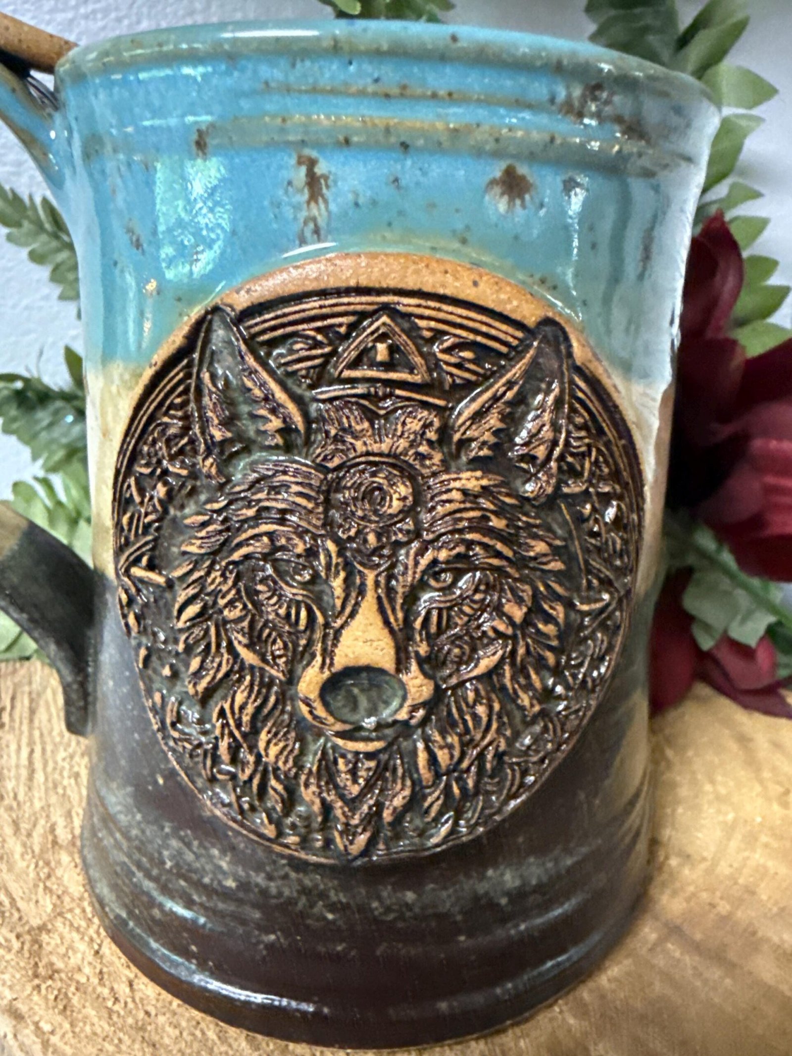 Wolf Beer Stein