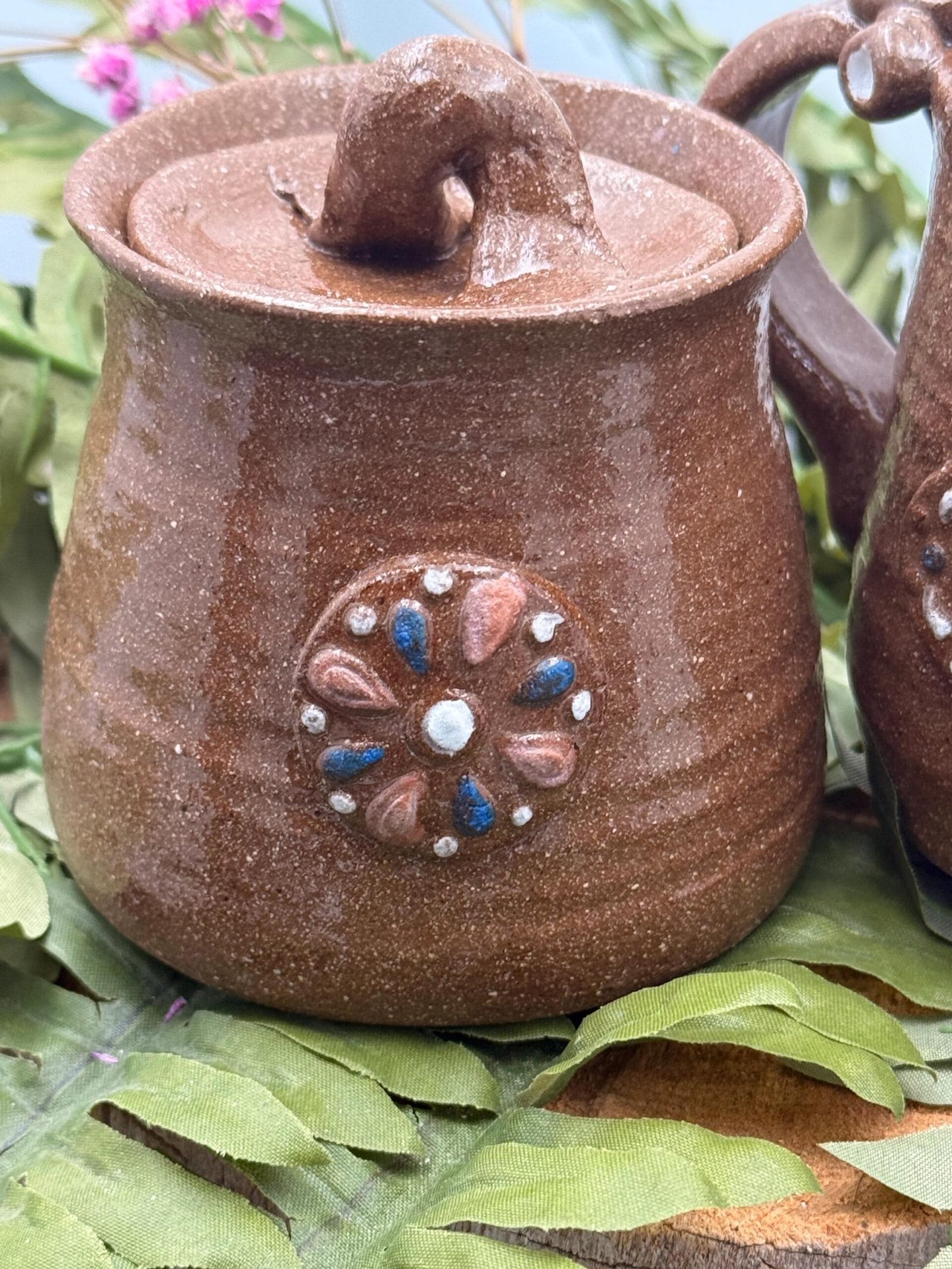 Southwestern Cream and sugar set
