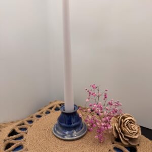 Handmade stoneware Candle stick holder.
