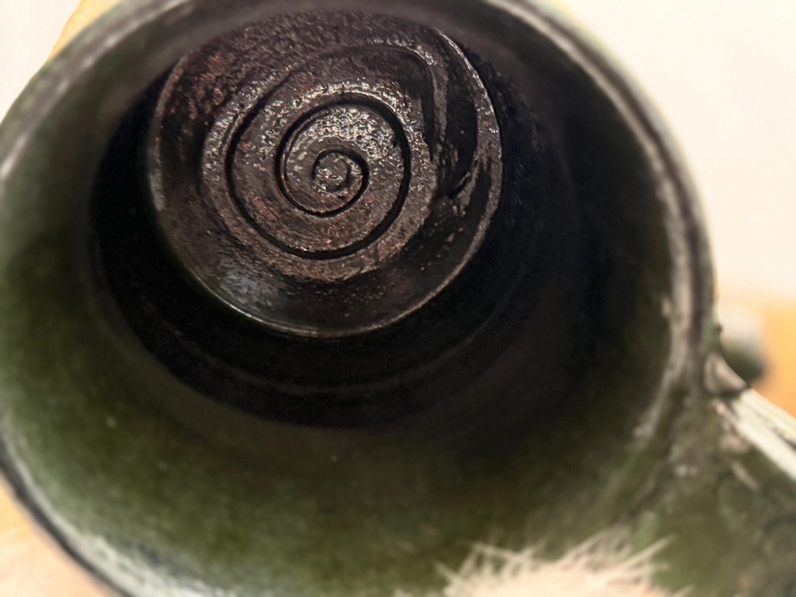 Hand made Coffee cream and green. - Image 2