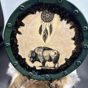 Absolutely gorgeous Buffalo dream catcher  Plate. 10”
