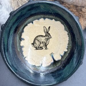 Handmade Stoneware Bunny Bowl