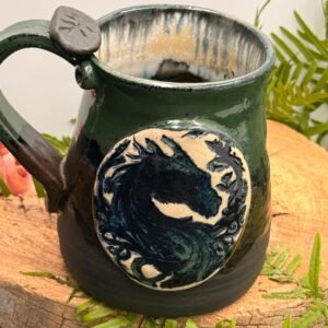 Dragon Beer Stein or coffee mug. Hand made 17 oz
