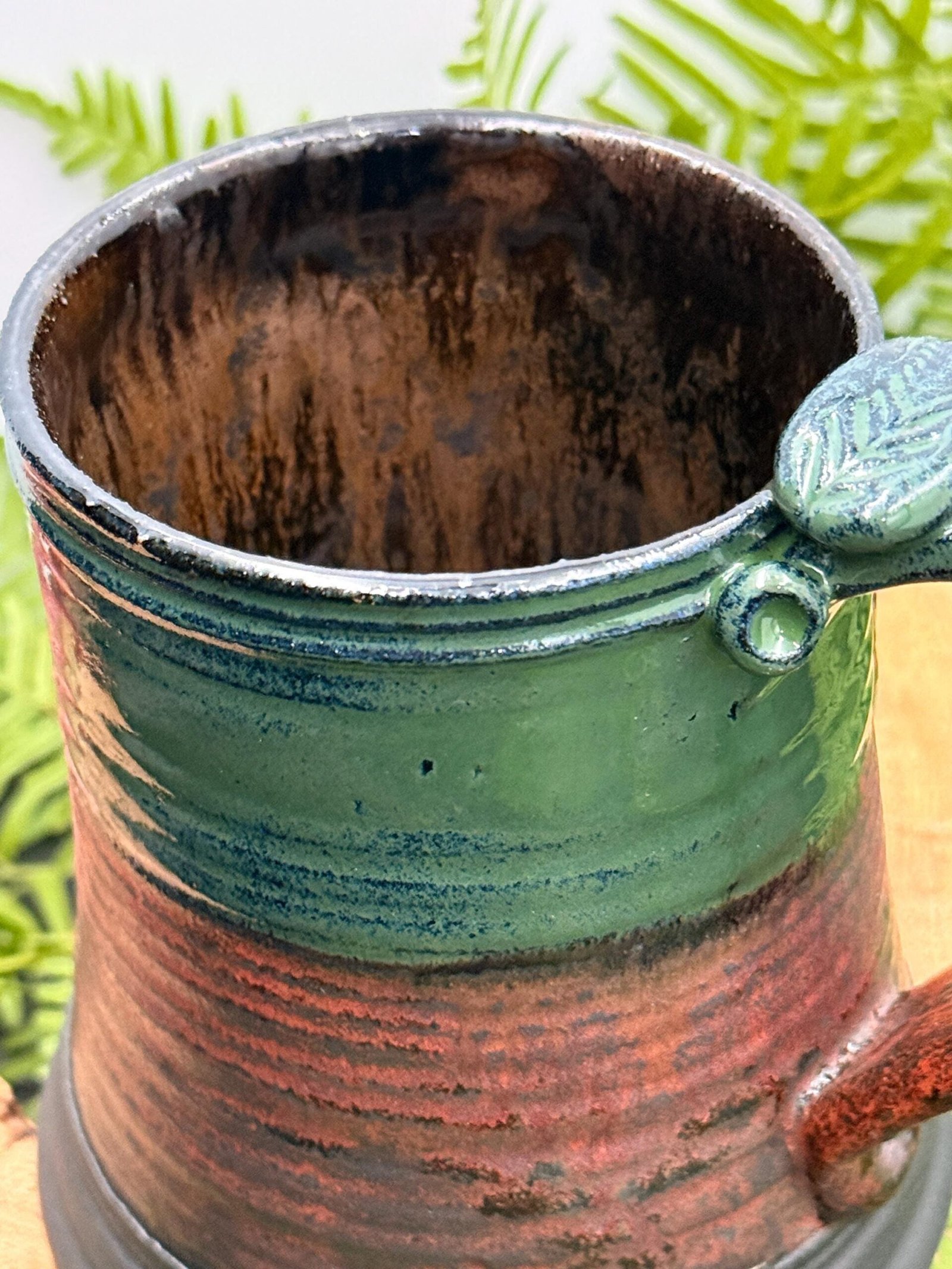Dragon Beer Stein or coffee mug. Hand made 16 oz - Image 2