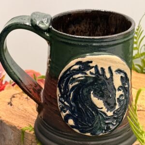 Dragon Beer Stein or coffee mug. Hand made 16 oz