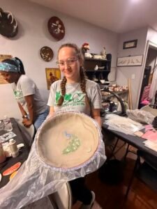 peacock pottery